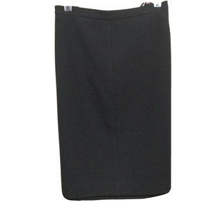 Anne Klein Womens Size 16 Black Skirt Straight Knee Length Lined Stretch NWT $89